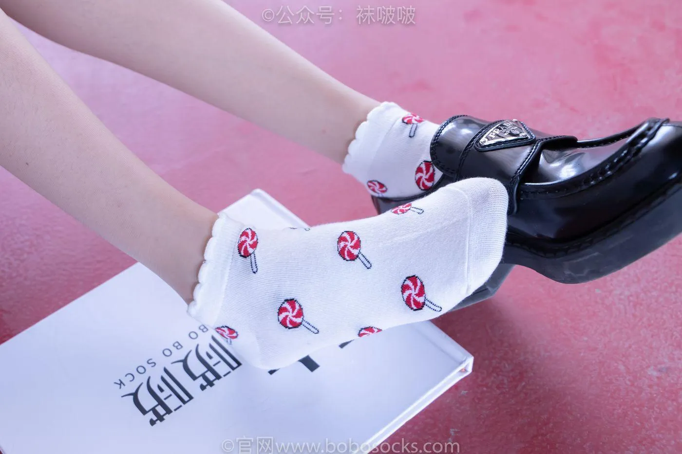 [BoBoSocks袜啵啵]NO.030 稚予- 皮鞋、短白棉袜、肉丝 [141P]插图5